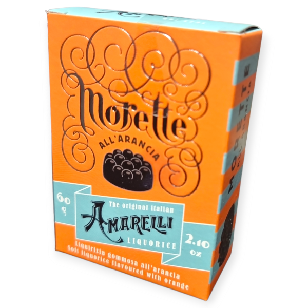 Amarelli Morette Weichlakritz mit Orange 60g